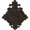 Ekena Millwork Quentin Ceiling Medallion, Hand-Painted Stone Hearth, 23 1/2"W x 12 1/4"H x 1 1/2"P CM23RO1SHF - alternate 2